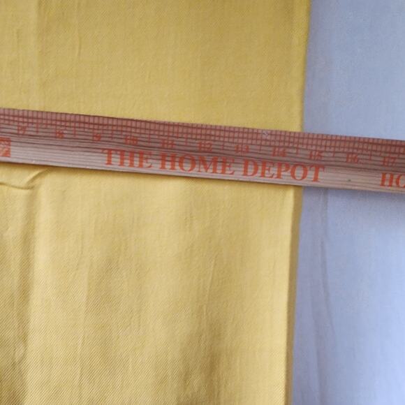 Nexxt Cashmere Silk Wrap Scarf Marigold Yellow Fringe Preppy Old Money Classic - Picture 9 of 9